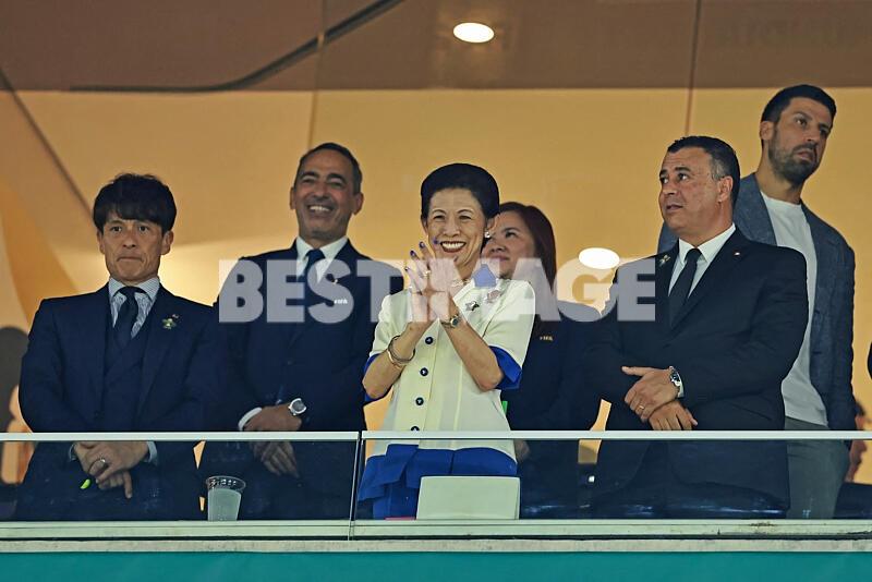 Hisako princesse Takamado du Japon assiste au match Tunisie - Japon lors de la Coupe du Monde FIFA 2026 (FIFA World Cup 2026)